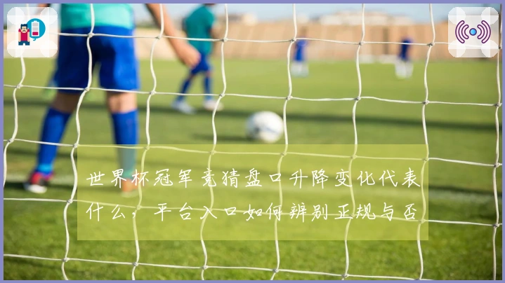 世界杯冠军竞猜盘口升降变化代表什么，平台入口如何辨别正规与否