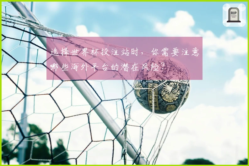 选择世界杯投注站时，你需要注意哪些海外平台的潜在风险？