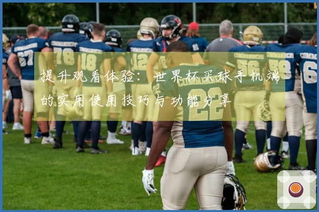 提升观看体验：世界杯买球手机端的实用使用技巧与功能分享